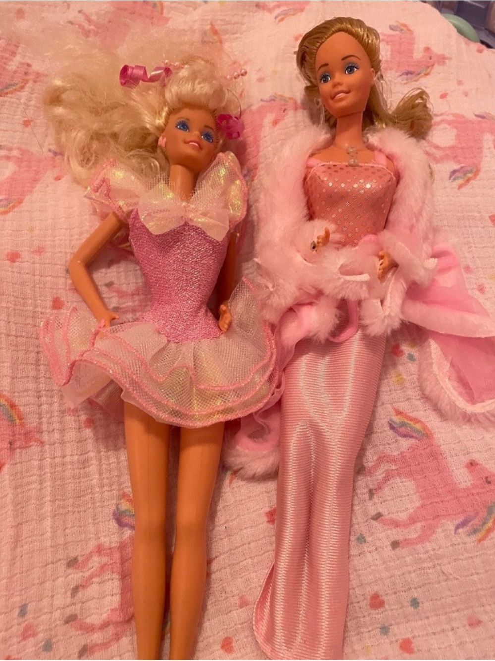 Beautiful Pretty in Pink Barbie’s latest 80s early 90s